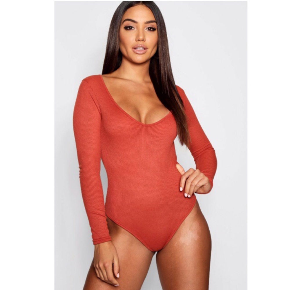 BOOHOO nude bodysuit